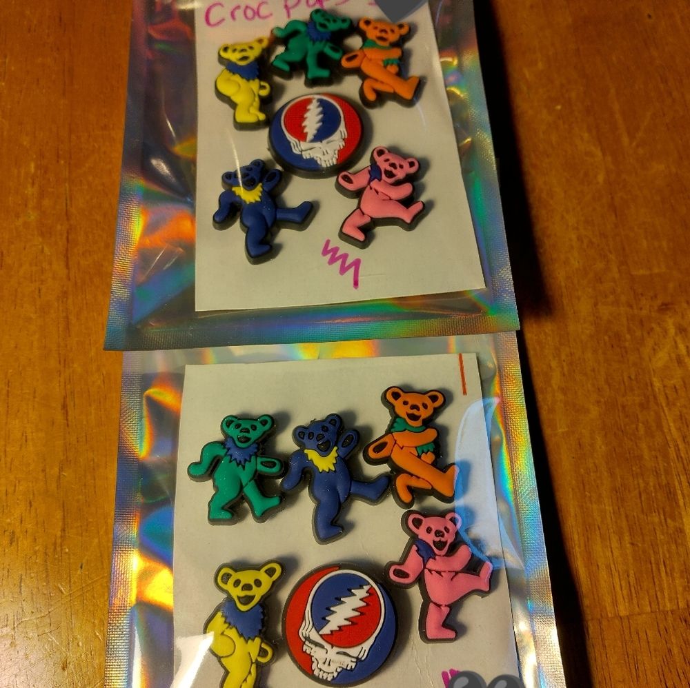 Grateful Bears Croc Pops/Jibbitz